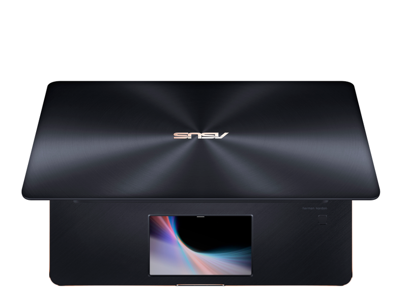Illustration for article titled This Asus Laptop Has a 5.5-inch Display Where the Trackpad Should Be